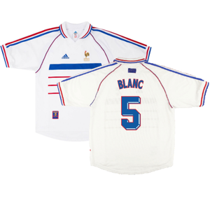 France 1998-2000 Away Shirt (M) (Very Good) (BLANC 5)_0