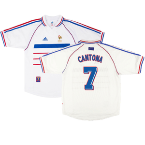 France 1998-2000 Away Shirt (M) (Very Good) (CANTONA 7)_0