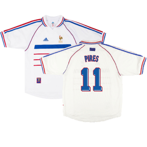 France 1998-2000 Away Shirt (M) (Very Good) (Pires 11)_0