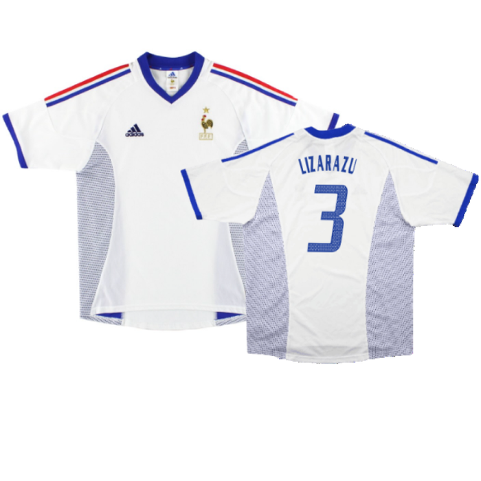 France 2002-04 Away Shirt (L) (Excellent) (LIZARAZU 3)