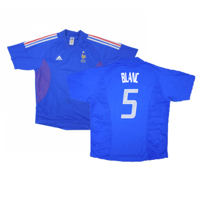 France 2002-04 Home Shirt (M) (Excellent) (BLANC 5)