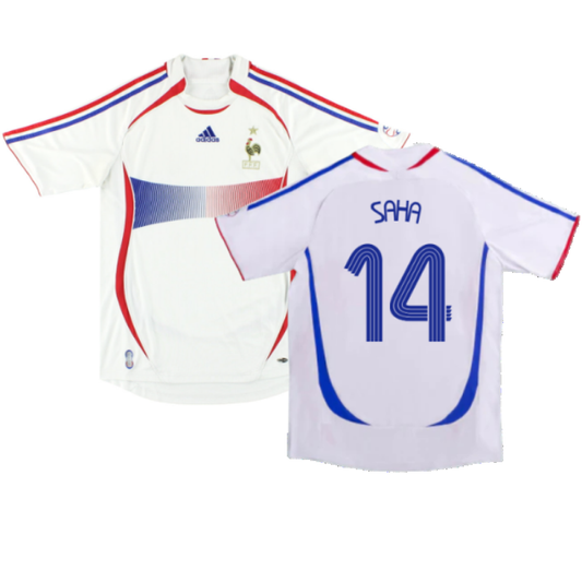 France 2006-07 Away Shirt (L) (Fair) (Saha 14)_0