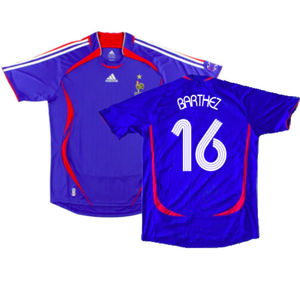 France 2006-07 Home Football Shirt (Very Good) (Barthez 16)_0