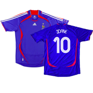 France 2006-07 Home Football Shirt (Very Good) (Zidane 10)_0