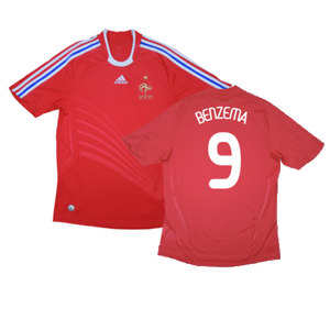 France 2008-10 Away Shirt (XL) (Excellent) (Benzema 9)_0