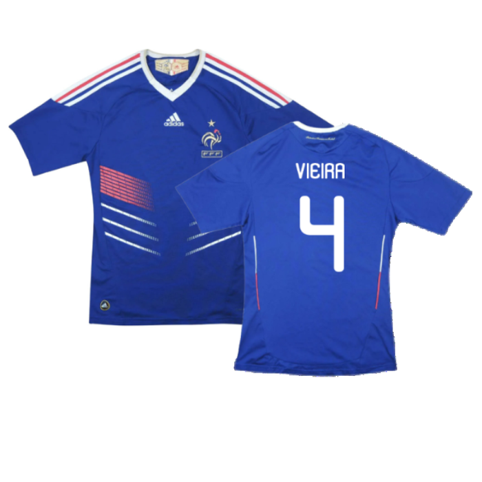 France 2009-10 Home Shirt (S) (Vieira 4) (Excellent)