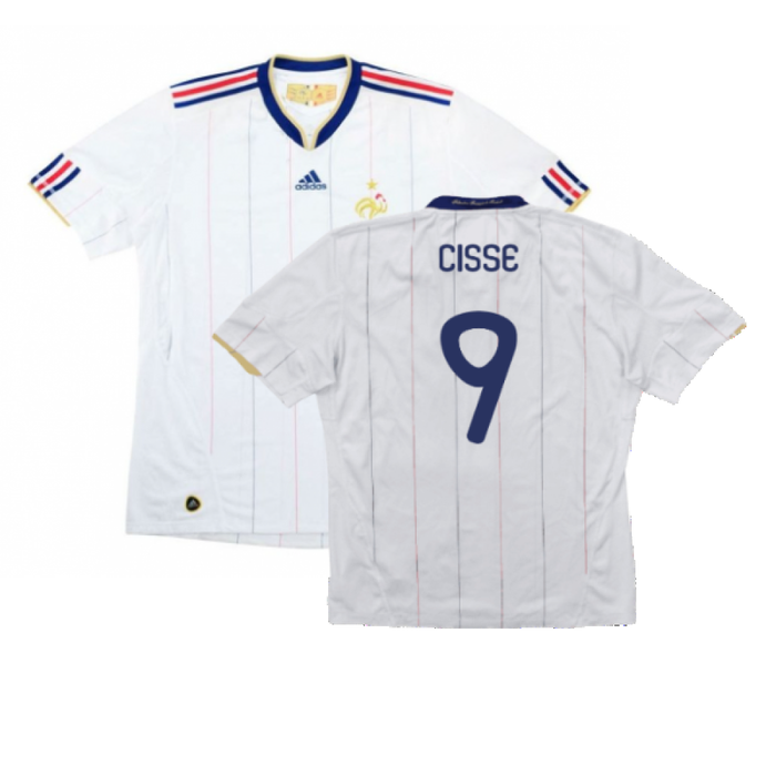 France 2010-11 Away Shirt (M) (Excellent) (Cisse 9)