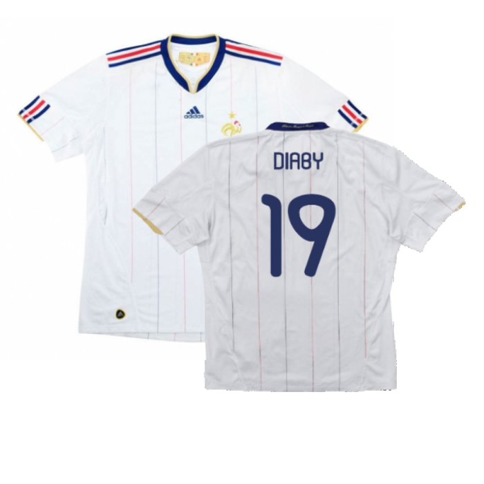 France 2010-11 Away Shirt (M) (Excellent) (Diaby 19)