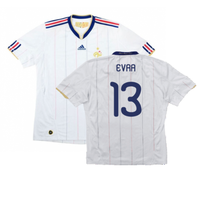 France 2010-11 Away Shirt (M) (Excellent) (Evra 13)