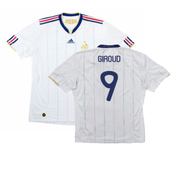 France 2010-11 Away Shirt (M) (Excellent) (GIROUD 9)