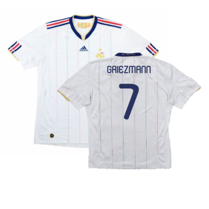 France 2010-11 Away Shirt (M) (Excellent) (GRIEZMANN 7)