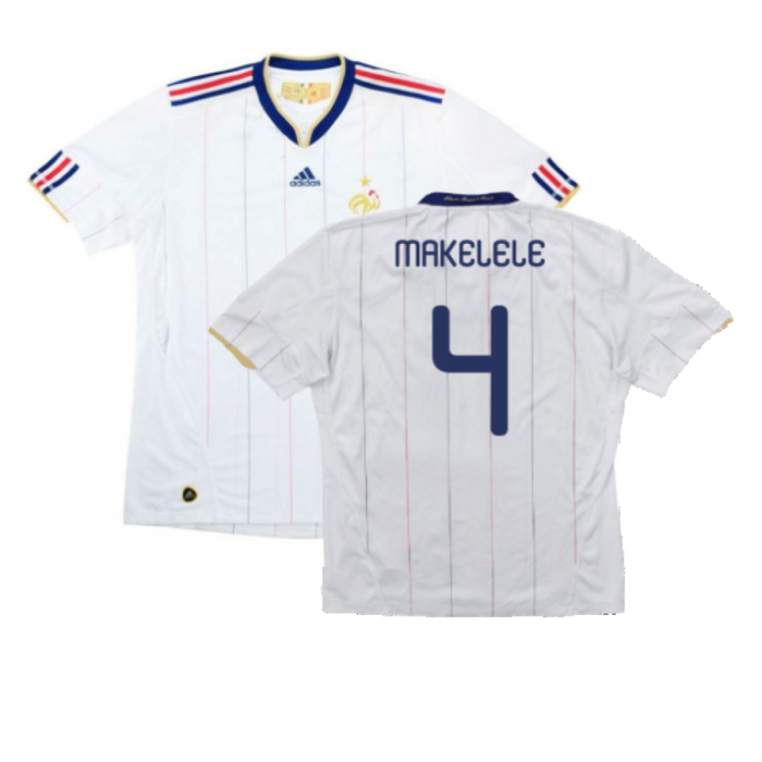 France 2010-11 Away Shirt (M) (Excellent) (MAKELELE 4)