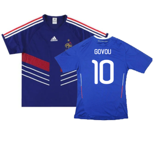 France 2010-11 Home Shirt (Basic) (L) (Mint) (Govou 10)_0