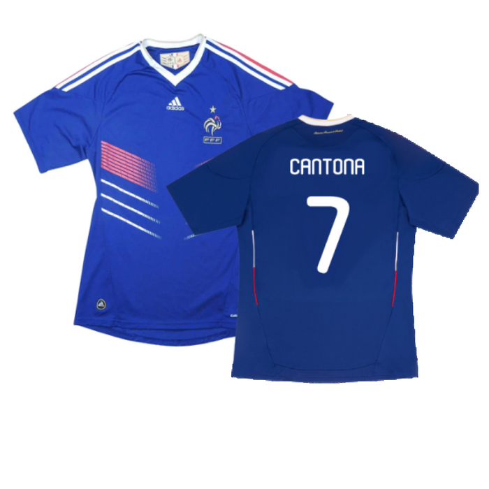 France 2010-2011 Home Shirt (L) (Excellent) (CANTONA 7)