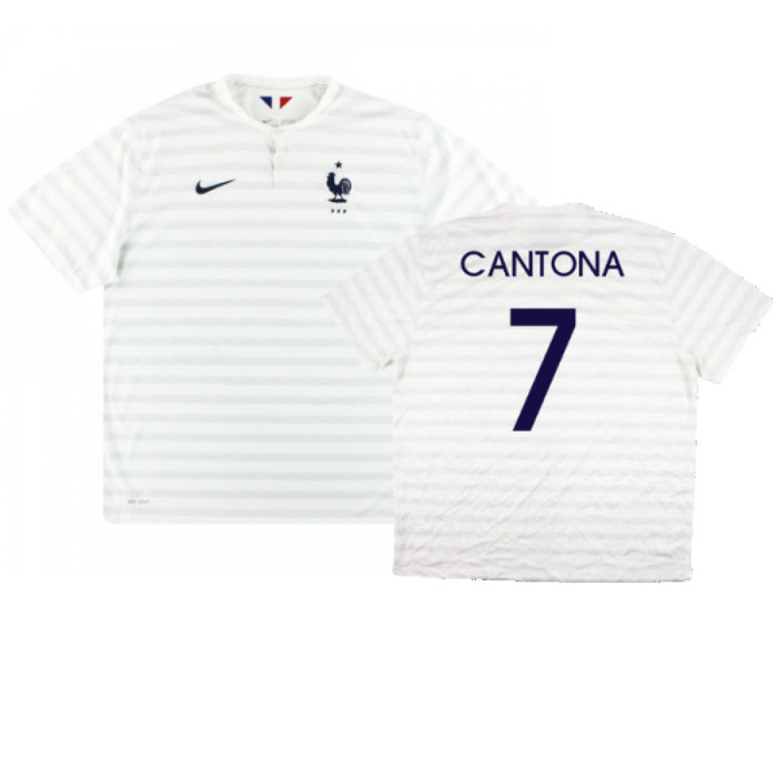 France 2014-15 Away Shirt (Very Good) (CANTONA 7)