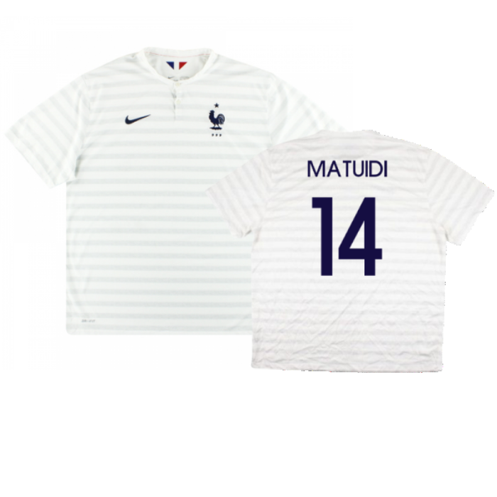 France 2014-15 Away Shirt (Very Good) (Matuidi 14)