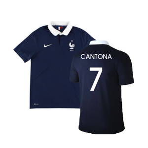 France 2014-15 Home Shirt (XL) (Excellent) (CANTONA 7)_0