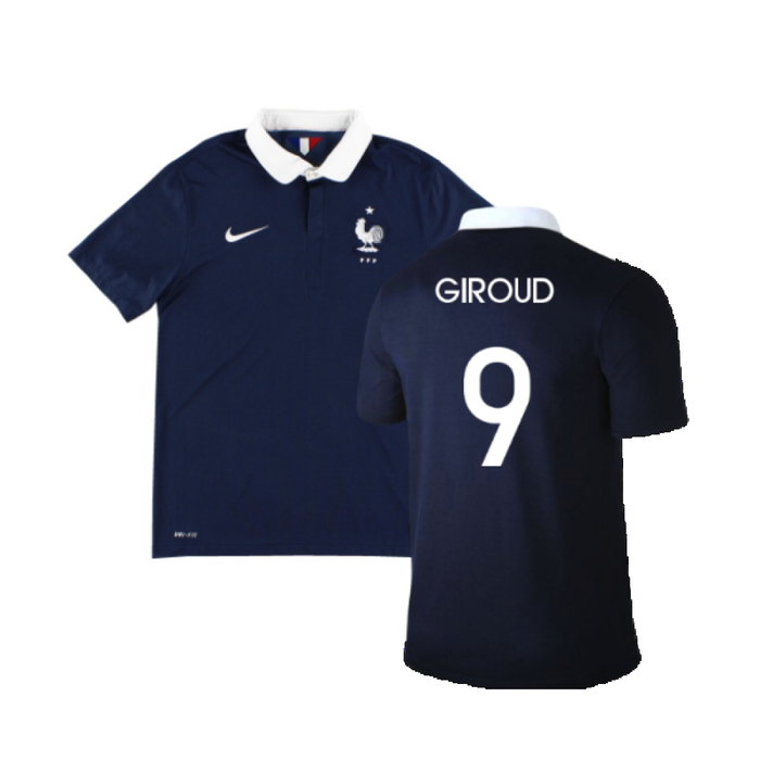 France 2014-15 Home Shirt (XL) (Excellent) (GIROUD 9)