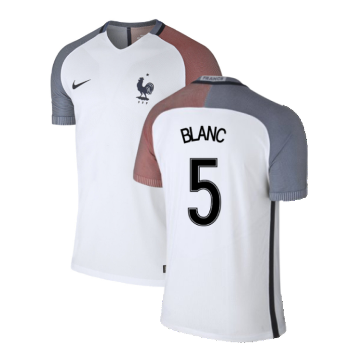 France 2016-17 Away Shirt (LB) (Mint) (Blanc 5)