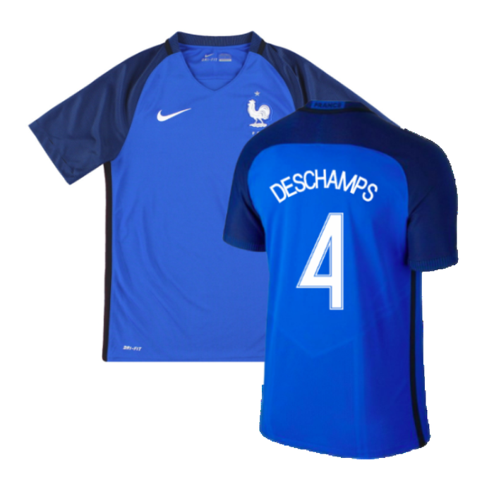 France 2016-17 Home Shirt (L) (Very Good) (DESCHAMPS 4)