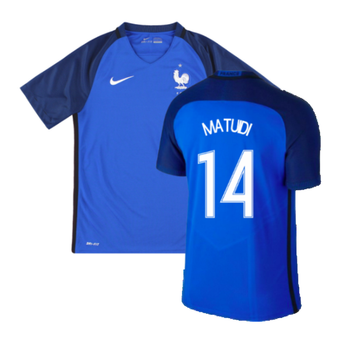 France 2016-17 Home Shirt (S) (Excellent) (Matuidi 14)