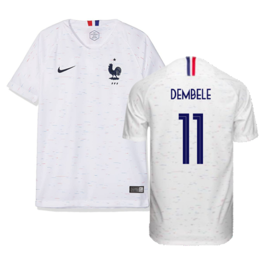 France 2018-19 Away Shirt (XL) (Good) (Dembele 11)_0