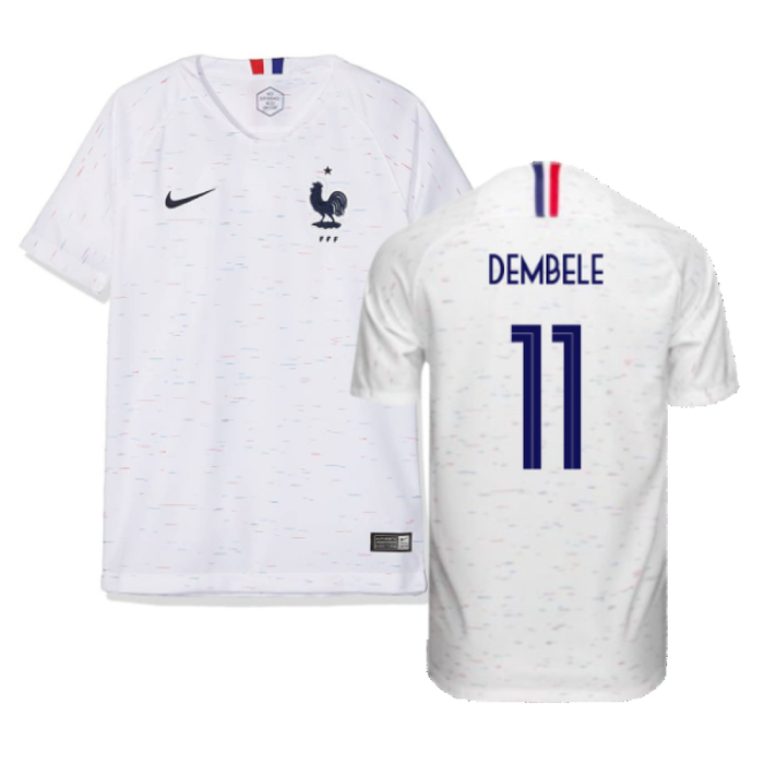 France 2018-19 Away Shirt (XL) (Good) (Dembele 11)