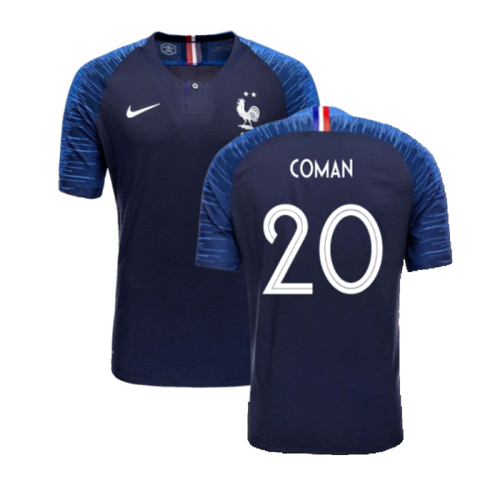 France 2018-19 Home (XL Boys 13) (Excellent) (Coman 20)