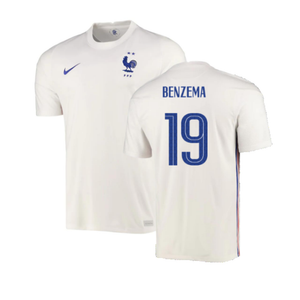 France 2020-21 Away Shirt (XXL) (Good) (Benzema 19)_0