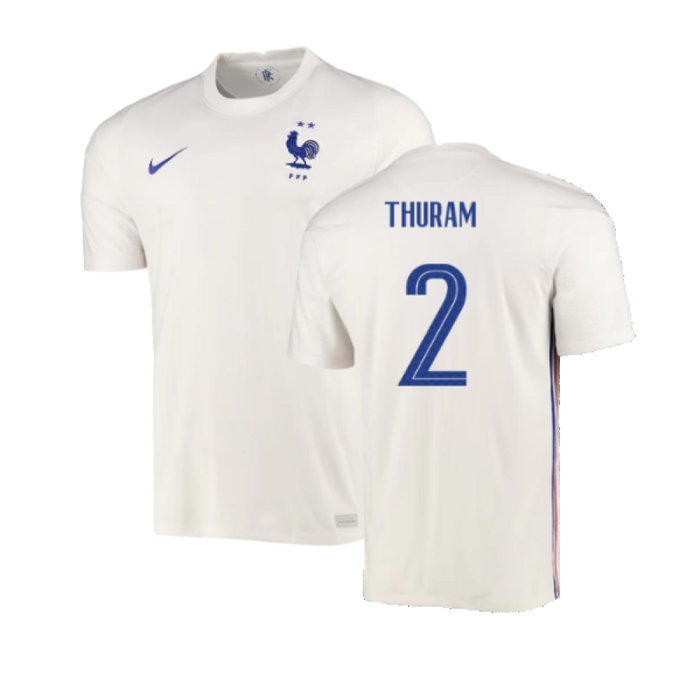 France 2020-21 Away Shirt (XXL) (Good) (Thuram 2)