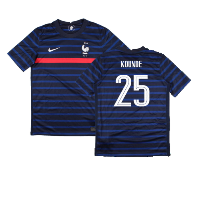 France 2020-21 Home Shirt (Mint) (Kounde 25)