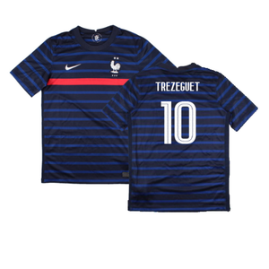 France 2020-21 Home Shirt (Mint) (Trezeguet 10)_0