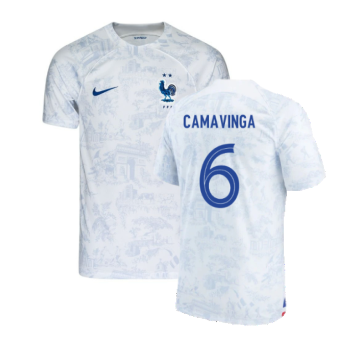 France 2022-23 Away Shirt (Mbappe #10) (Womens M) (Good) (CAMAVINGA 6)