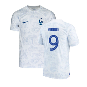 France 2022-23 Away Shirt (Mbappe #10) (Womens M) (Good) (GIROUD 9)_0