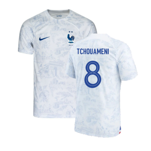 France 2022-23 Away Shirt (Mbappe #10) (Womens M) (Good) (TCHOUAMENI 8)_0