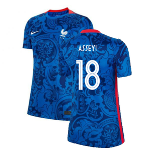 France 2022-23 Womens World Cup Home Shirt (Womens M) (Asseyi 18) (Excellent)_0