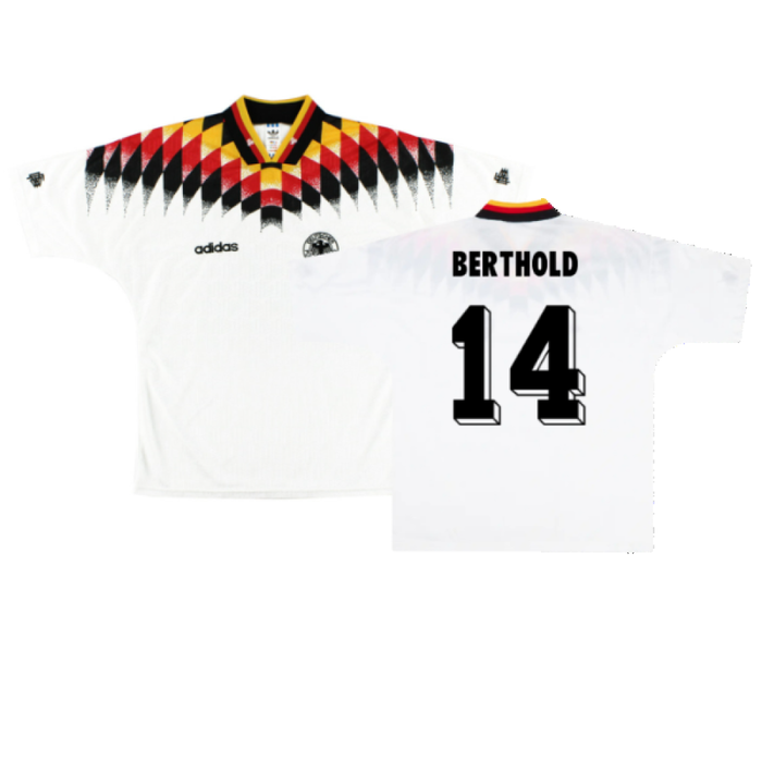 Germany 1994-96 Home Shirt (XL) (Good) (BERTHOLD 14)