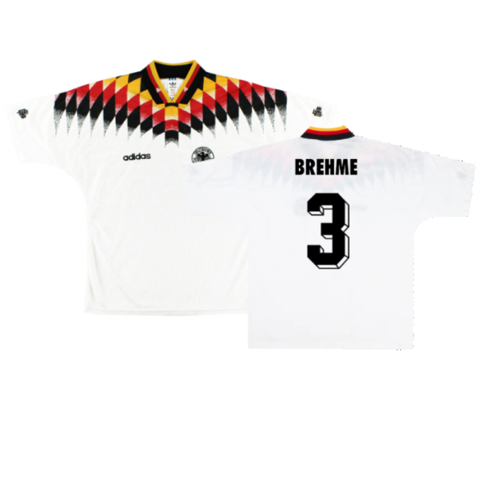 Germany 1994-96 Home Shirt (XL) (Good) (BREHME 3)