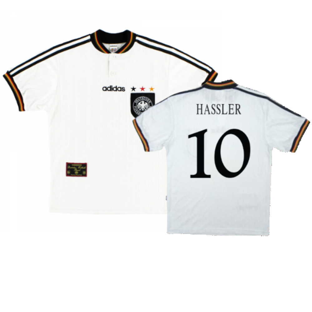 Germany 1996-98 Home Shirt (Excellent) (Hassler 10)_0