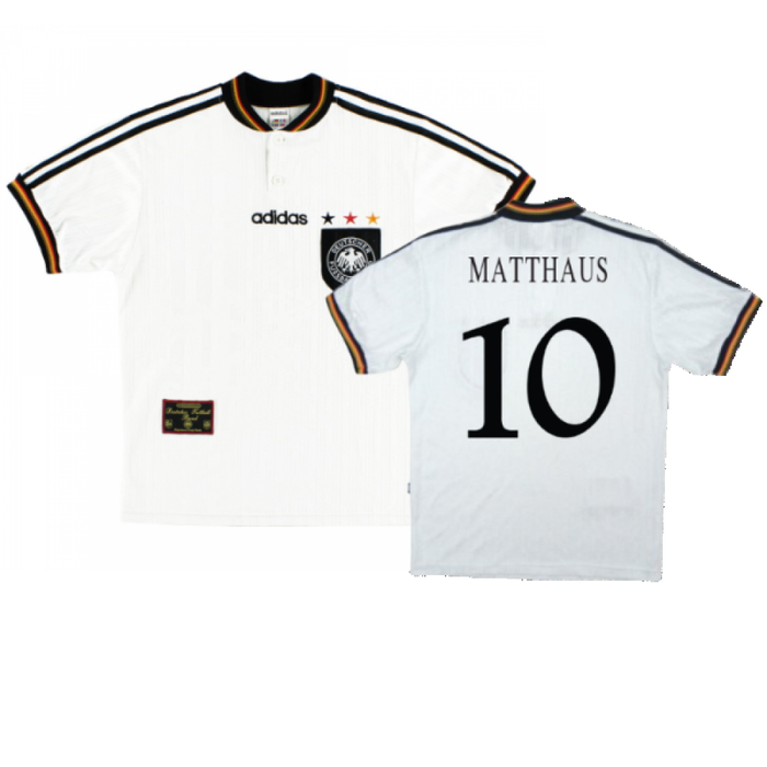 Germany 1996-98 Home Shirt (XL) (Very Good) (Matthaus 10)