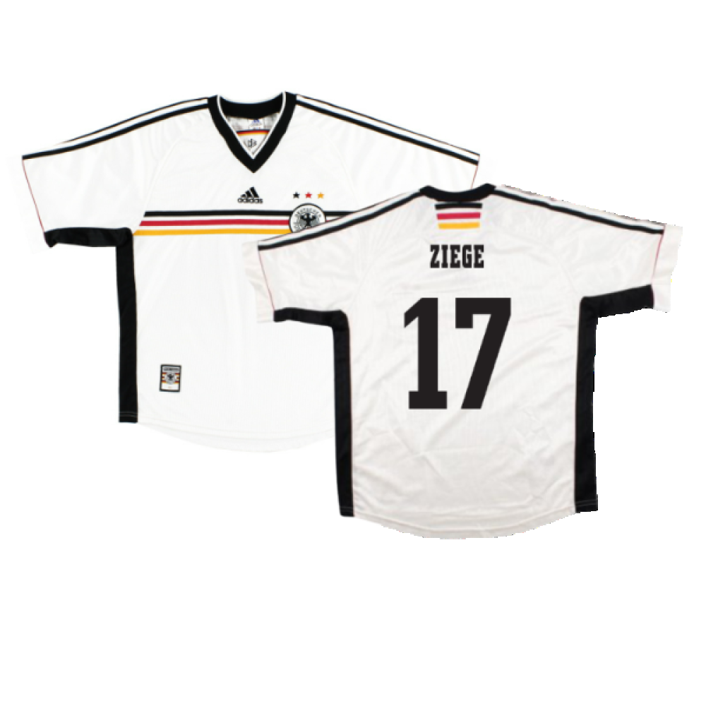 Germany 1998-00 Home Shirt (L) (Excellent) (Ziege 17)_0