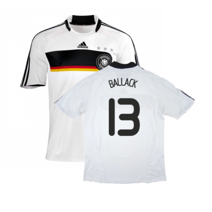 Germany 2008-09 Home Shirt (XL) (Good) (BALLACK 13)