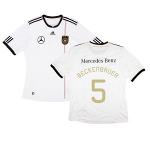 Germany 2010-11 Home Shirt with Mercedes Sponsor (XL) (BECKENBAUER 5) (Good)_0