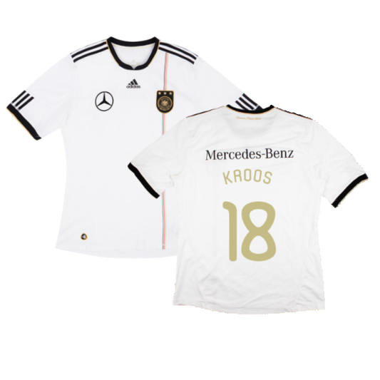 Germany 2010-11 Home Shirt with Mercedes Sponsor (L) (KROOS 18) (Very Good)_0