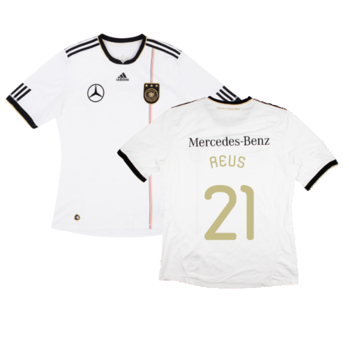 Germany 2010-11 Home Shirt with Mercedes Sponsor (L) (REUS 21) (Very Good)