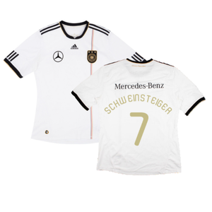 Germany 2010-11 Home Shirt with Mercedes Sponsor (XL) (SCHWEINSTEIGER 7) (Good)_0