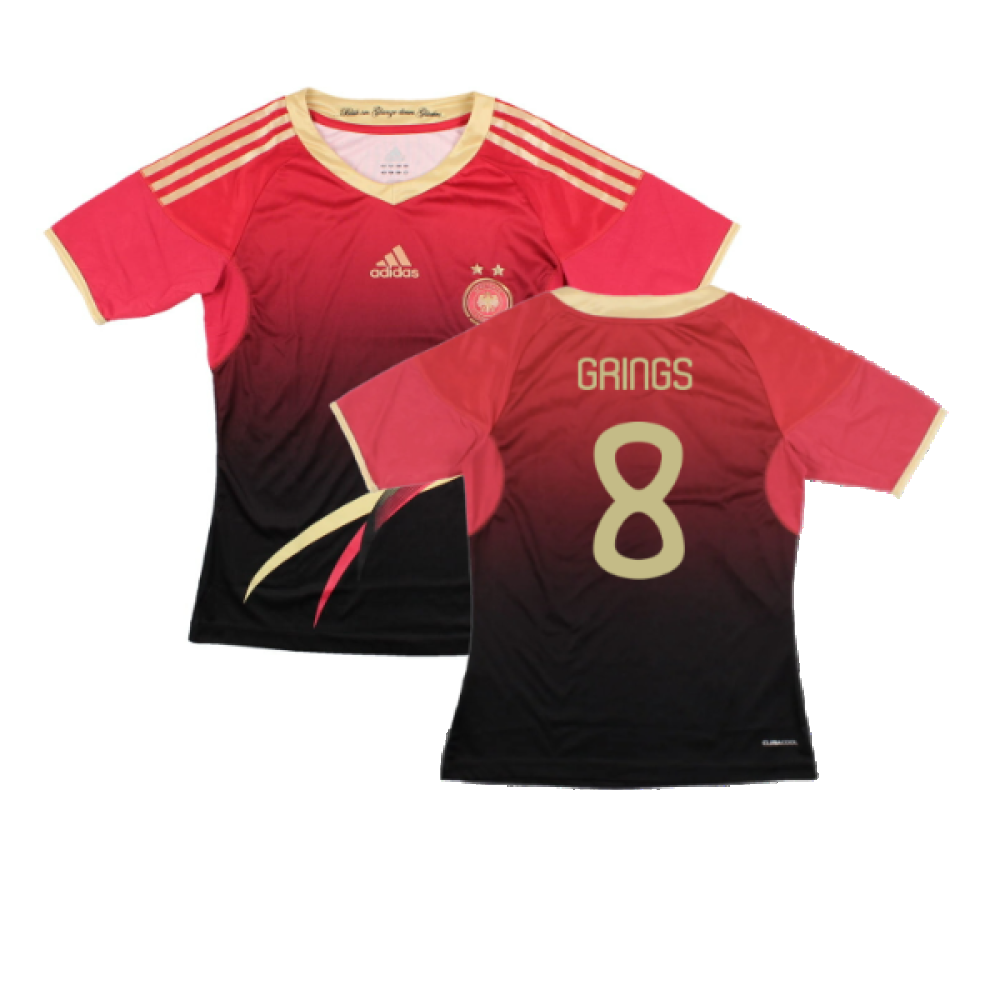 Germany 2011-12 Women\\\'s Away Shirt (XL) (Excellent) (Grings 8)_0