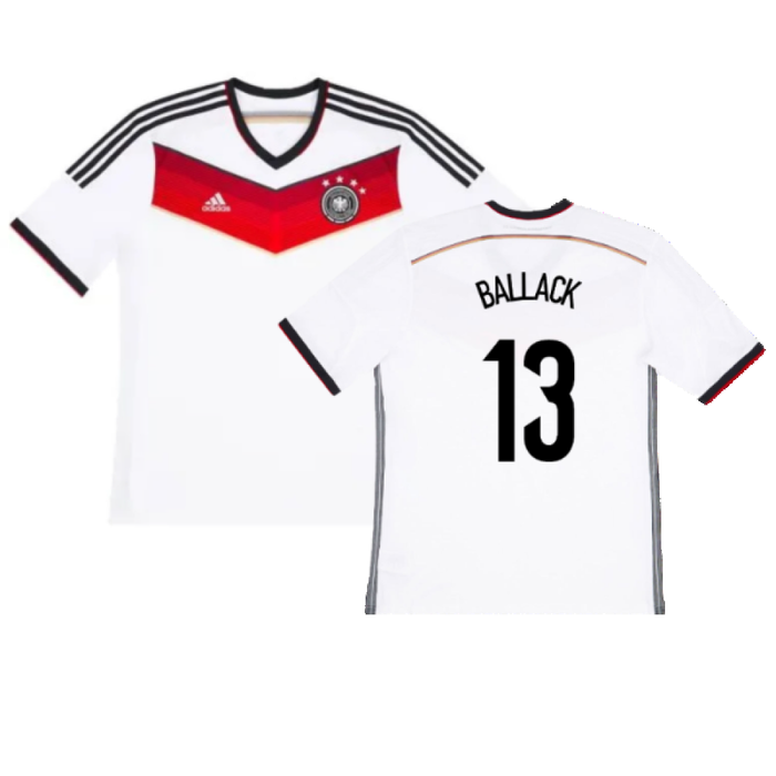 Germany 2014-15 Home Shirt (XXL) (Excellent) (Ballack 13)