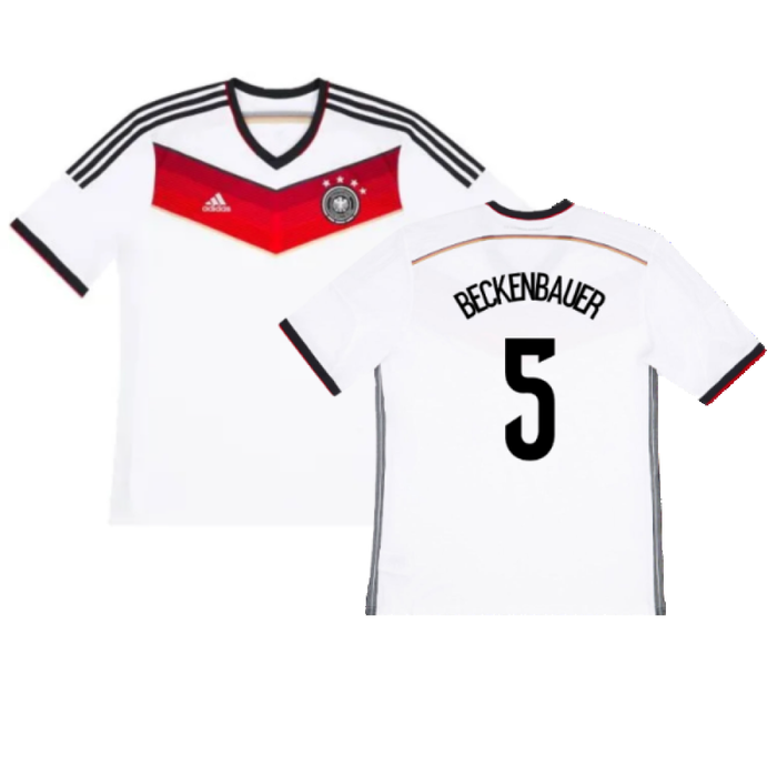 Germany 2014-15 Home Shirt (XXL) (Excellent) (Beckenbauer 5)