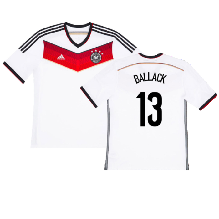 Germany 2014 Home Shirt (L) (Fair) (Ballack 13)